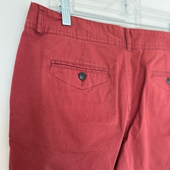 TWIK High Waist Straight Leg Pant 9 Red - Picture 13 of 16